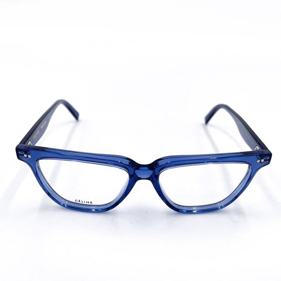Celine Eyeglasses Blue Crystal Frames Full Rim Square Optical CL50009I‎ - Picture 5 of 11